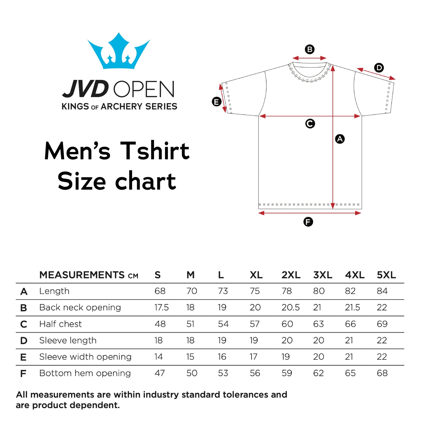 JVD Open Casual Crown T-shirt (Men's fit)