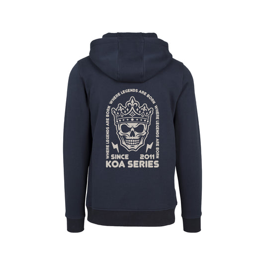 Skull Casual Hoodie Navy (Unisex Fit)