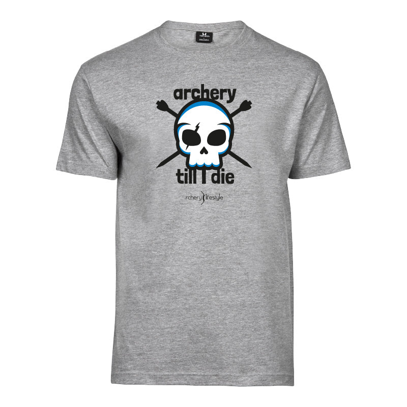 Skull shirt 'Men Heather Grey'